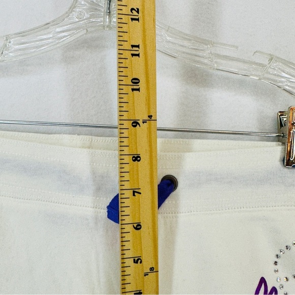 So Jenni Sweatpants Bunny Peace Sign Girls Large White - Picture 6 of 11